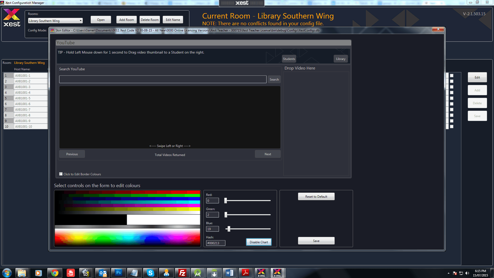 Xest Configuration Manager Skin Editor