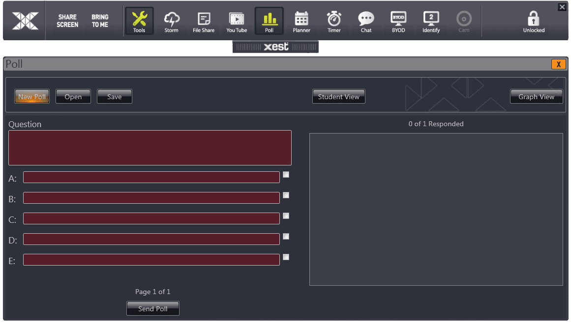 Xest Poll Question On The Fly